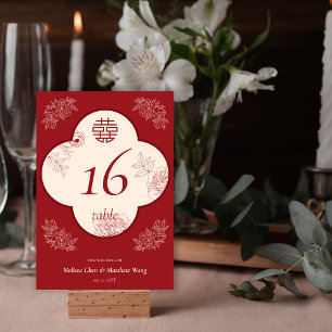 Numeração De Mesa Número Da Tabela De Casamento Xi Duplo Da Flor Ele