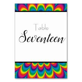 Numeração De Mesa Número da Tabela de Corantes Psicodélicos