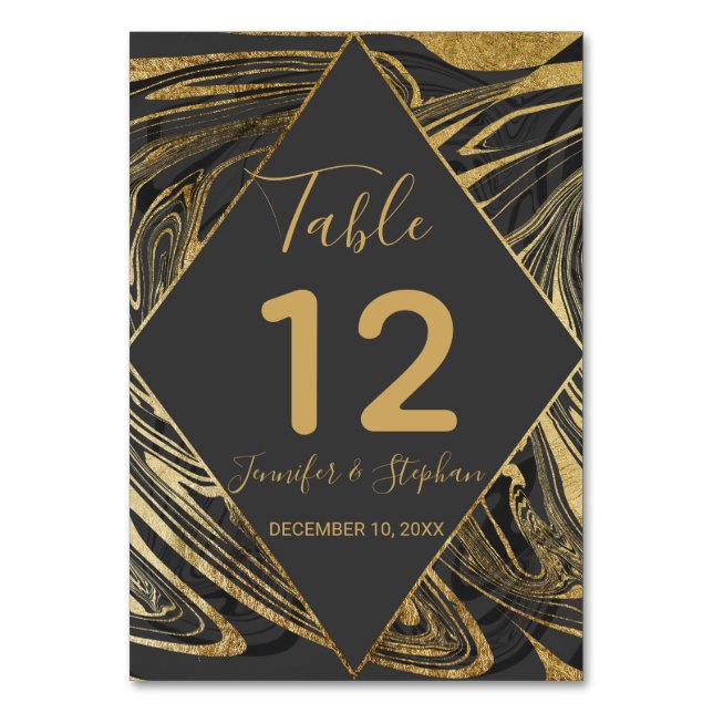 Numeração De Mesa Número da Tabela de Dissipadores de Marble da Cinz (Frente)