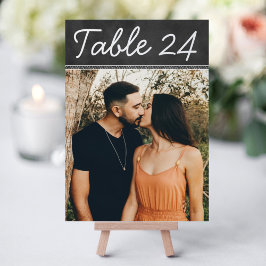 Numeração De Mesa Número da Tabela de Fotos de Casamento de Quadro N