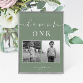 Numeração De Mesa Número da Tabela de Idade do Casamento Elegante Mo