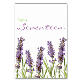 Numeração De Mesa Número da Tabela de lavandas