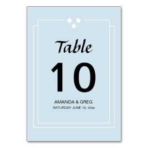 Numeração De Mesa Número da Tabela de Motiff do Diamond Simples