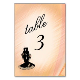 Numeração De Mesa Número da Tabela de Pêssego de Casamento Lésbica