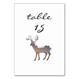 Numeração De Mesa Número da Tabela de Recepção Veado Rustic Mountain