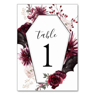 Numeração De Mesa Número da Tabela de recepções de casamento Hallo