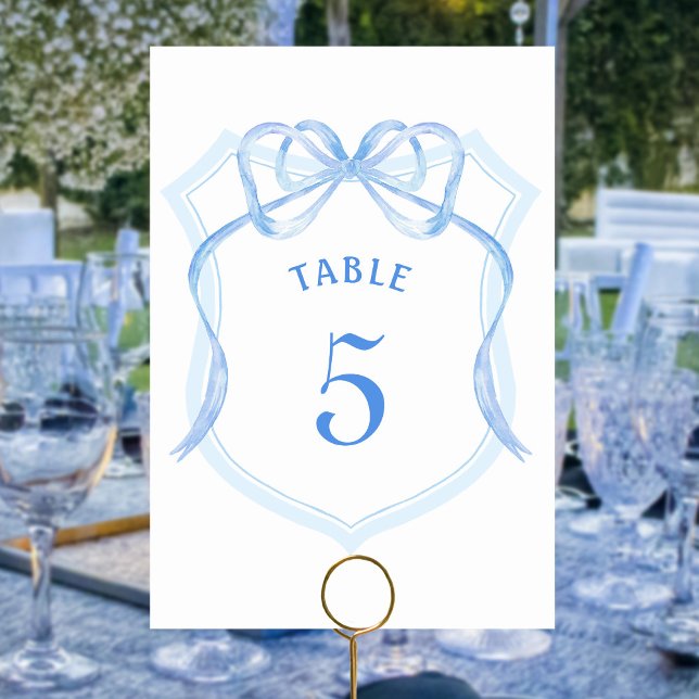 Numeração De Mesa Número da tabela de repouso do Arco azul claro (Criador carregado)