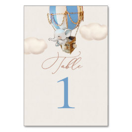 Numeração De Mesa Número da Tabela do Balão de Elefantes