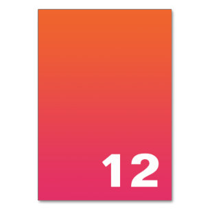 Numeração De Mesa Número da Tabela do Ombro Brilhante