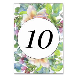 Numeração De Mesa Número da Tabela Floral