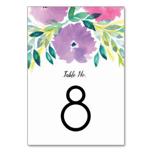 Numeração De Mesa Número da Tabela Floral do Flor