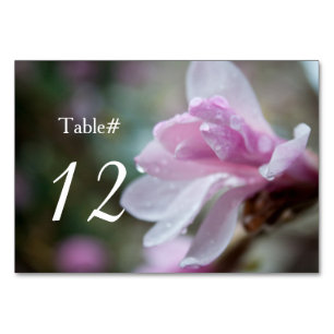 Numeração De Mesa número da tabela jante de flores de magnólia cor-d