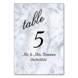 Numeração De Mesa Número da Tabela Marble