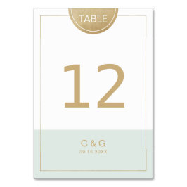 Numeração De Mesa Número da tabela minimalista moderna editável por