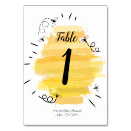 Numeração De Mesa Número da Tabela Moderna Bee