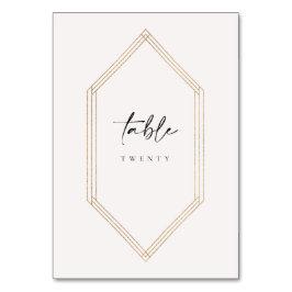 Numeração De Mesa Número da Tabela Pampas Dourada - Casamento C100