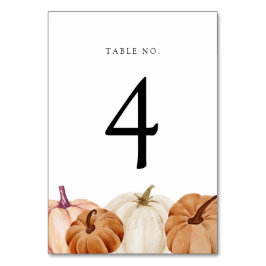 Numeração De Mesa Número da Tabela Pumpkins