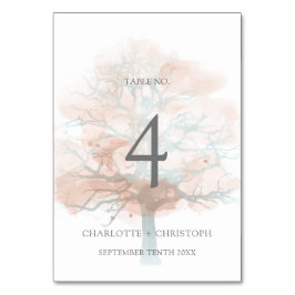 Numeração De Mesa Número de mesa da árvore nebulosa