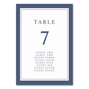 Numeração De Mesa Número de Mesa de Casamento Simples e Elegante