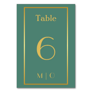 Numeração De Mesa Número de mesa de Natal elegante