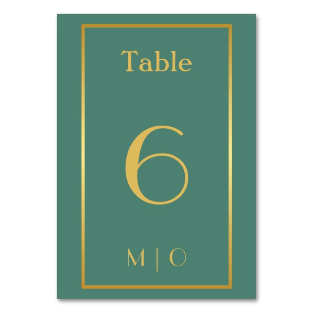 Numeração De Mesa Número de mesa de Natal elegante (Verso)