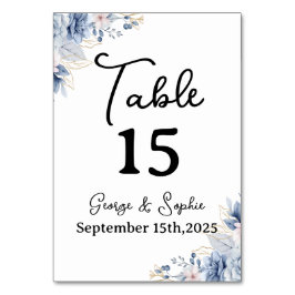 Numeração De Mesa Número de Mesa Dourado Minimalista para Eventos