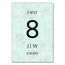 Número de natal nevado