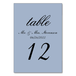 Numeração De Mesa Número de Tabela Azul