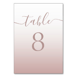 Numeração De Mesa Número de Tabela de Casamento de Gradiente Dourado