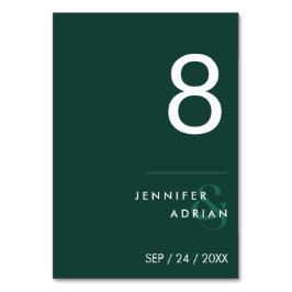 Numeração De Mesa Número de Tabela de Casamento Minimalista - Person