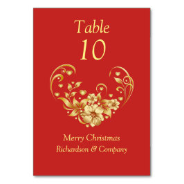 Numeração De Mesa Número de Tabela de Festa de Natal Corporativa