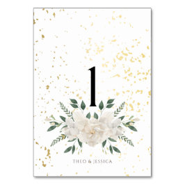 Numeração De Mesa Número de Tabela de Fizemos Dourados e Brancos