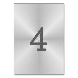 Numeração De Mesa Número de Tabela de Metal Bruto