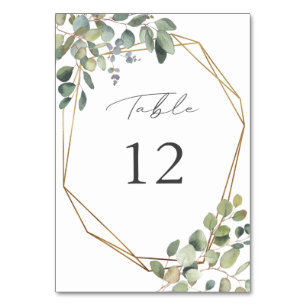 Numeração De Mesa Número de Tabela Eucalyptus Rustic