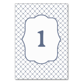 Numeração De Mesa Número de Tabela Líquido de Pesca Azul