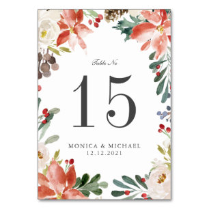 Numeração De Mesa Número de Tabela Personalizada do Casamento no inv