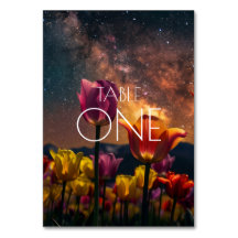 NÚMERO PERSONALIZADO Tulipas Cósmicas