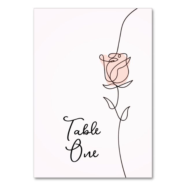 Numeração De Mesa Números de mesa de casamento (Frente)