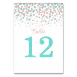 Numeração De Mesa Números de mesa de casamento cor-de-rosa cor-de-la