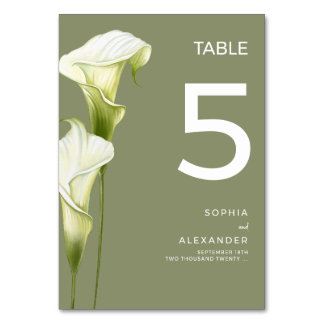 Numeração De Mesa Números de Mesa de Casamento "Delicadas Copas-de-L