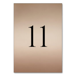 Numeração De Mesa Números de Mesa de Casamento Modernos (1–20)