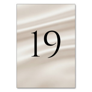 Numeração De Mesa Números de Mesa de Casamento Modernos (1–20)