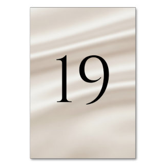 Numeração De Mesa Números de Mesa de Casamento Modernos (1–20)