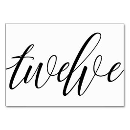 Numeração De Mesa Números de Mesa de Casamento - Tipografia Luxuosa