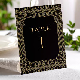Numeração De Mesa Números de Mesa para Festa da Grécia Antiga Elegan