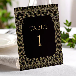 Numeração De Mesa Números de Mesa para Festa da Grécia Antiga Elegan