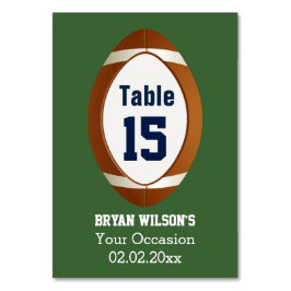 Numeração De Mesa Números de mesa personalizados Futebol do Partido