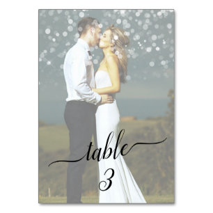 Numeração De Mesa Números de Tabela Bokeh Fab - Foto de Casamento d