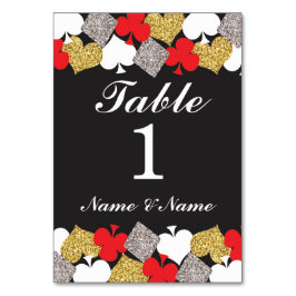 Numeração De Mesa Números de Tabela Casando Festa do Casino de Las V