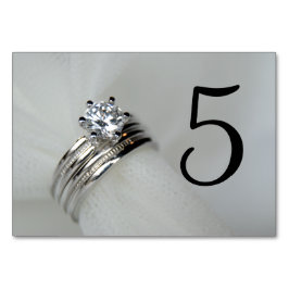 Numeração De Mesa Números de Tabela de Anéis de Casamento